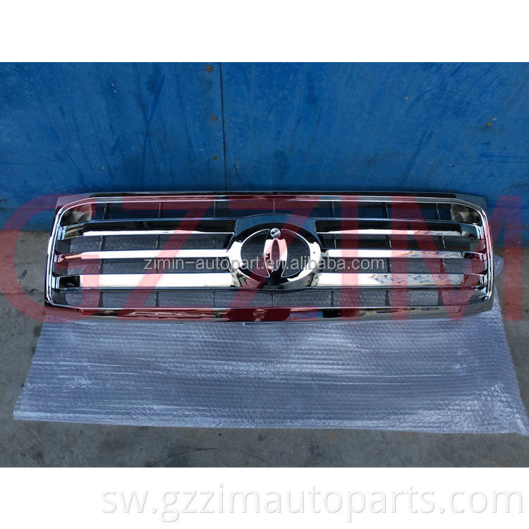 Gari Front Grill Auto Front Grille Front Chromed Bumper Grille kwa FJ100 2005- 2006
